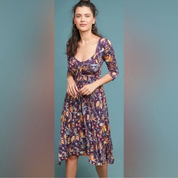 Anthropologie Dresses & Skirts - Anthropologie | Maeve Beloved Purple High Low Dress Sz s